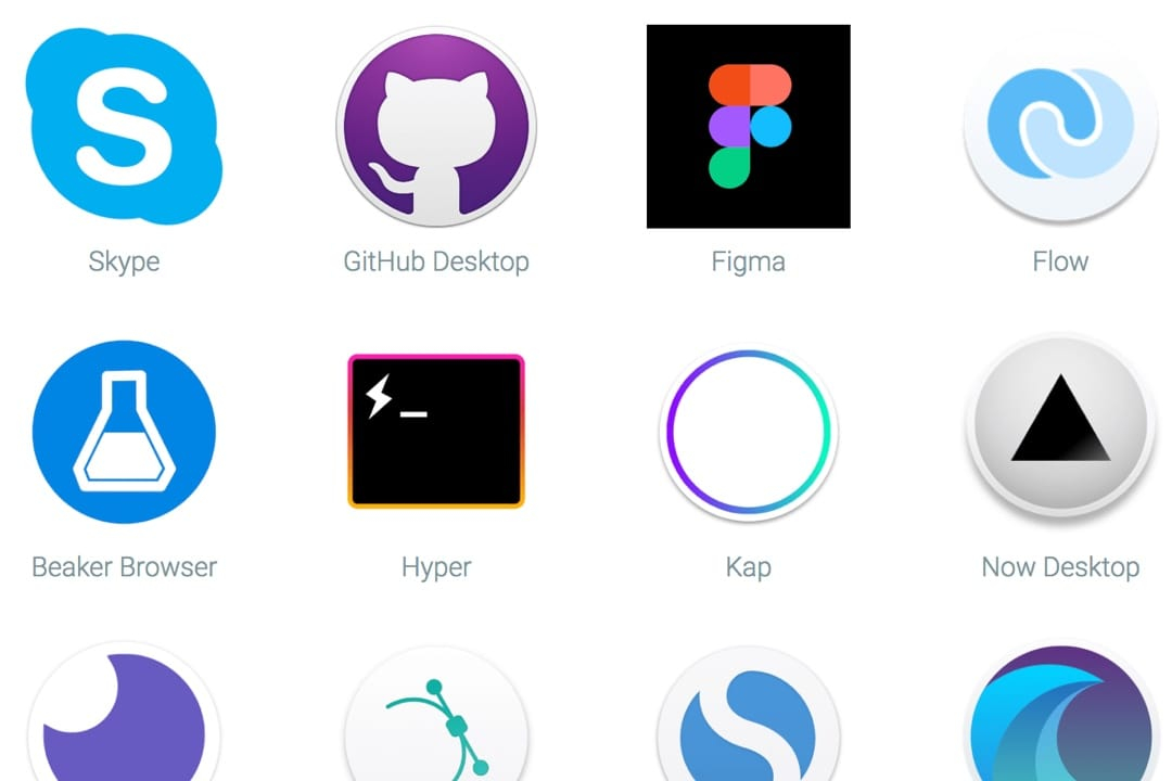 Apps build on Electron